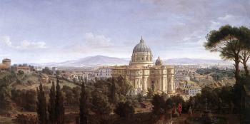 卡斯珀 阿德安斯 凡 維特爾 The St Peter's in Rome 卡斯珀 阿德安斯 凡 維特爾 The St Peter's in Rome